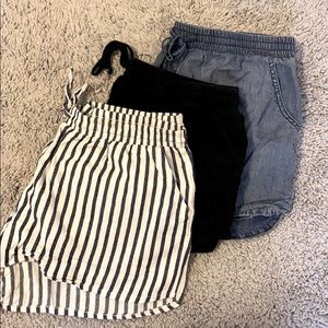 Three pairs of Universal Thread Shorts